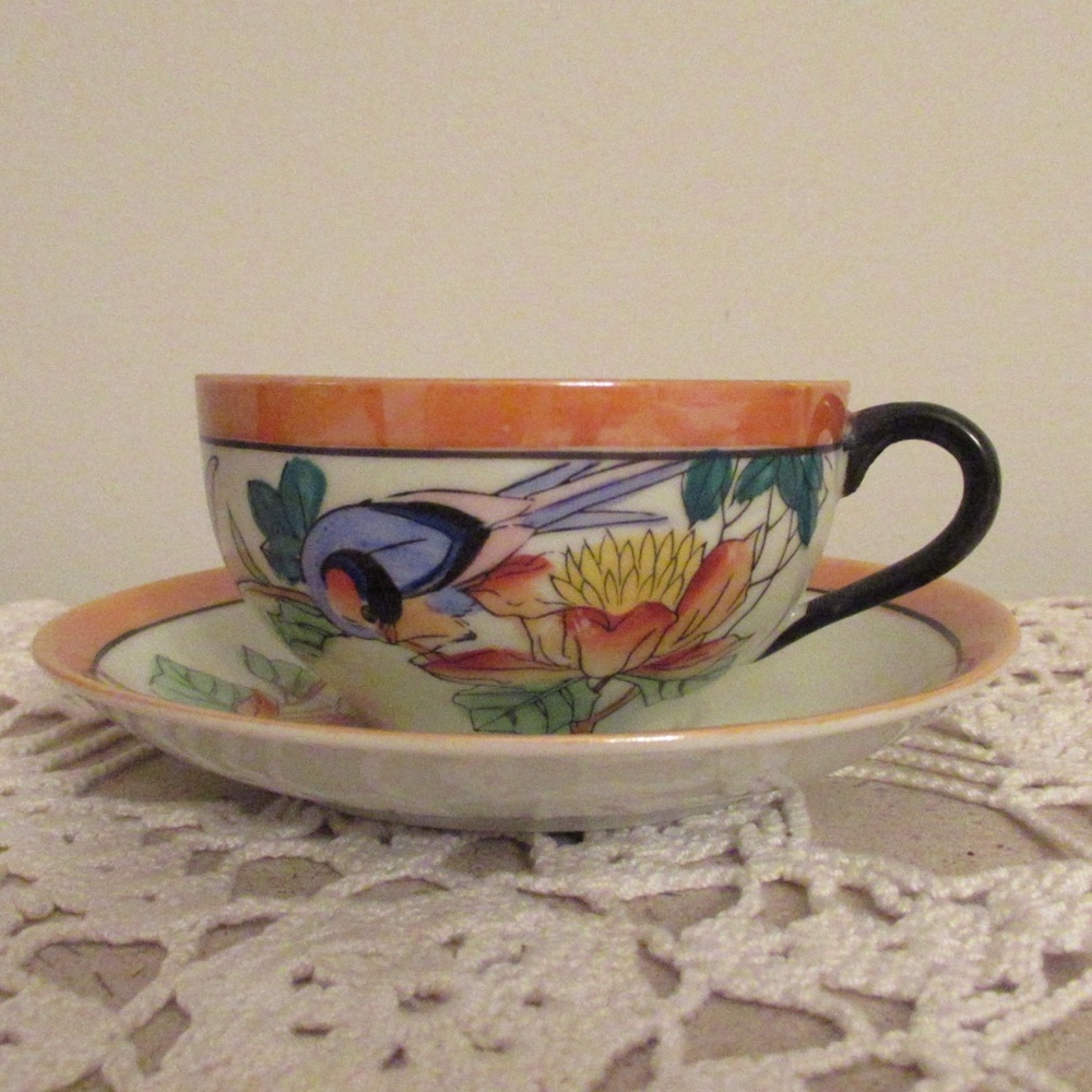 Authentic Chikarama Chi Japanese teacup & saucer